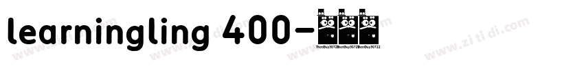 learningling 400字体转换